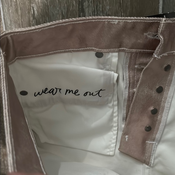 NWT GRLFRND Karolina Pink Metallic Skinny Jeans Size 27 Festival Disco Luxury - Picture 13 of 16